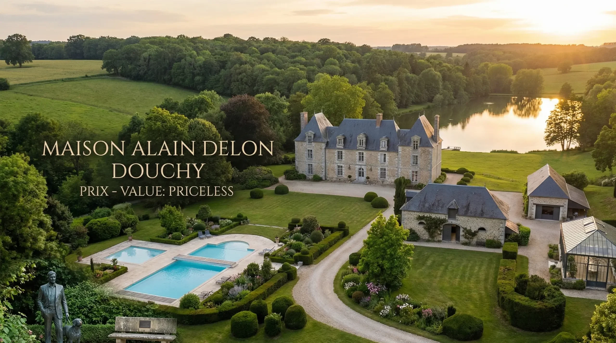 maison alain delon douchy prix