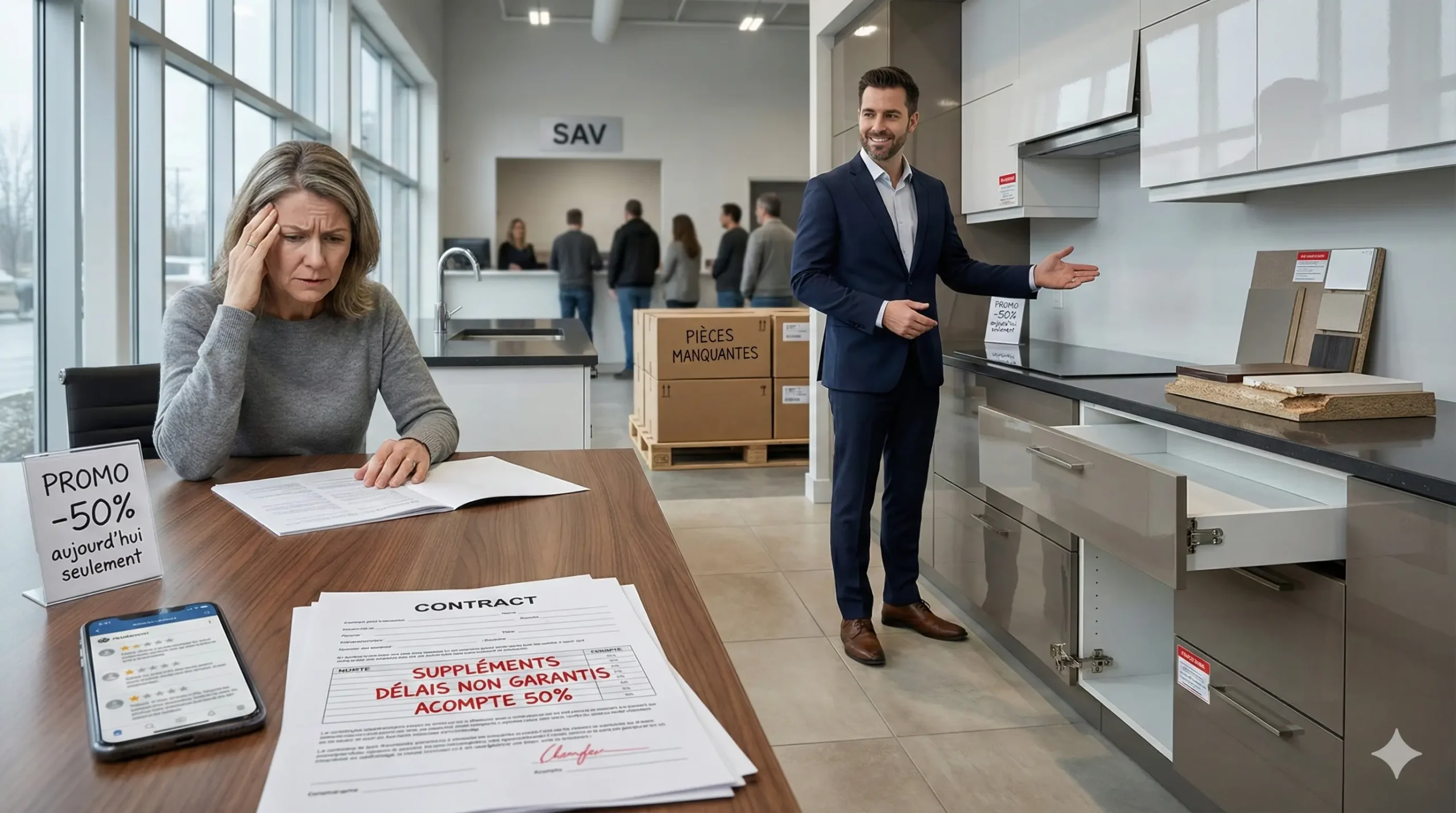 les cuisinistes à éviter